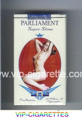 Parliament cigarettes design with Marlin Monro Super Slims 100s