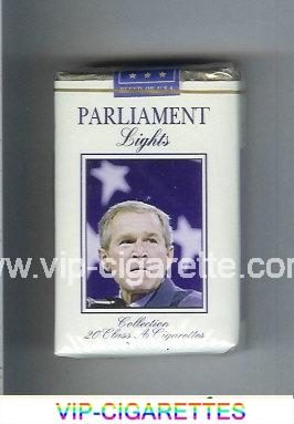 Parliament Lights with George Bush cigarettes soft box