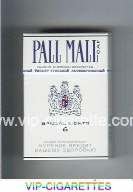 Pall Mall Caf 6 Special Lights Cigarettes hard box