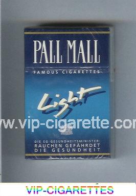 Pall Mall Famous Cigarettes Light cigarettes hard box