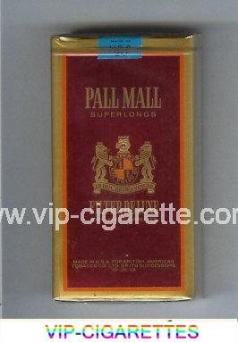 Pall Mall Filter De Luxe 100s cigarettes soft box