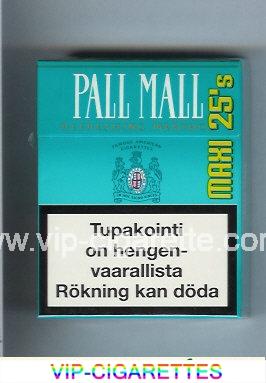 Pall Mall Refreshing Menthol Lights 25s cigarettes hard box