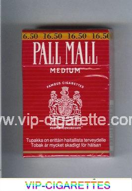 Pall Mall Famous Cigarettes Medium cigarettes hard box