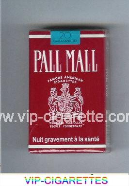 Pall Mall Famous American Cigarettes cigarettes soft box