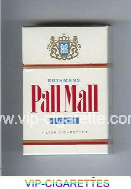 Pall Mall Rothmans Lights cigarettes hard box