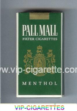 Pall Mall Filter Cigarettes Menthol 100s cigarettes soft box