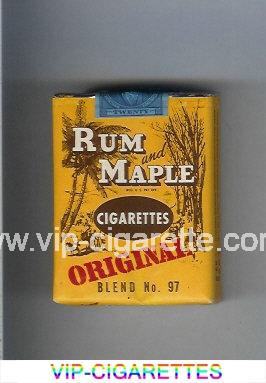 Rum and Maple cigarettes Original Blend No 97 soft box