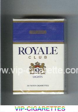 Royale Club Lights cigarettes hard box