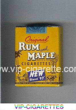 Rum and Maple cigarettes Original New Blend '97' soft box