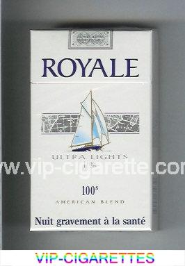 Royale Ultra Lights 1 mg 100s American Blend cigarettes hard box