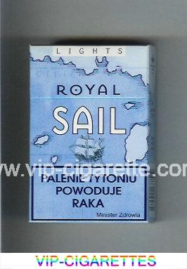 Royal Sail Lights cigarettes hard box