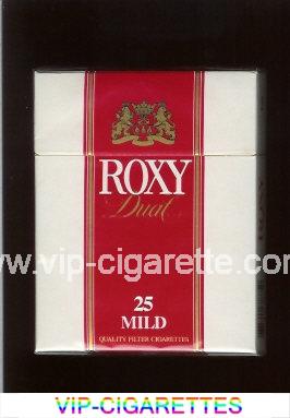 Roxy Dual 25 Mild cigarettes hard box