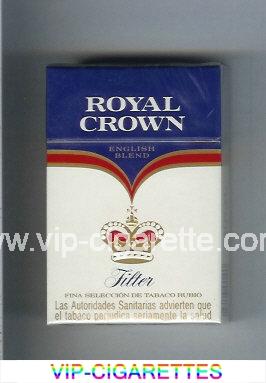 Royal Crown Filter English Blend cigarettes hard box