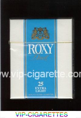 Roxy Dual 25 Extra Light cigarettes hard box