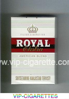 Royal Extra American Blend cigarettes hard box