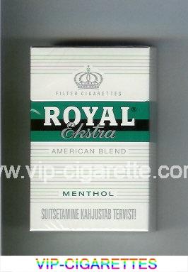 Royal Extra Menthol American Blend cigarettes hard box