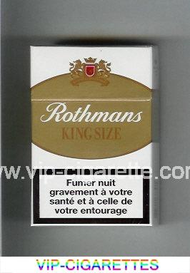 Rothmans King Size By Special Appointment cigarettes white and gold hard box