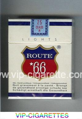 Route 66 Lights 25 cigarettes hard box