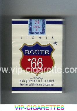 Route 66 Lights cigarettes hard box