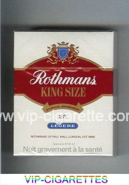 Rothmans Legere By Special Appointment 25 cigarettes hard box