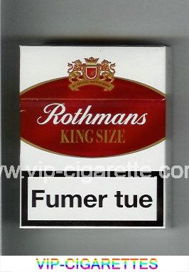Rothmans King Size By Special Appointment 25 cigarettes white and red hard box