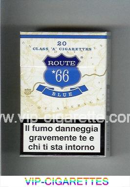 Route 66 United Blue cigarettes hard box