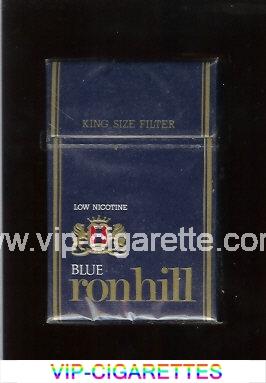 Ronhill Blue Low Nicotine cigarettes blue hard box