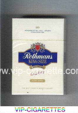 Rothmans King Size Lights Filter Tipped By Special Appointment cigarettes hard box