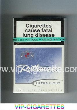 Rothmans Ultra Light cigarettes hard box