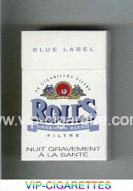 Roll's Blue Label American Blend Filtre cigarettes hard box