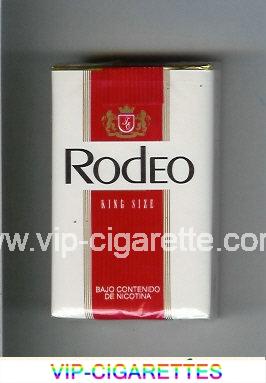 Rodeo cigarettes white and red soft box