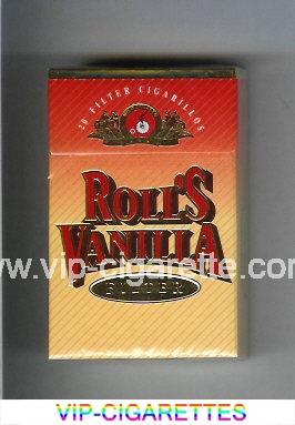 Roll's Vanilla Filter cigarettes hard box