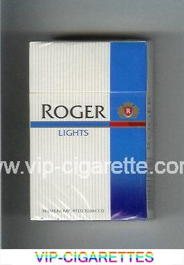 Roger Lights cigarettes hard box