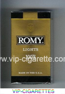 Romy Lights 100s cigarettes soft box