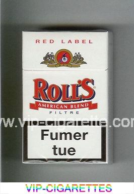 Roll's Red Label American Blend Filtre cigarettes hard box