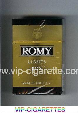 Romy Lights cigarettes hard box