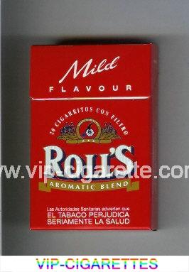 Roll's Mild Flavour American Blend cigarettes hard box