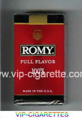 Romy Full Flavor 100s cigarettes soft box