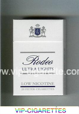 Rodeo Ultra Lights cigarettes hard box