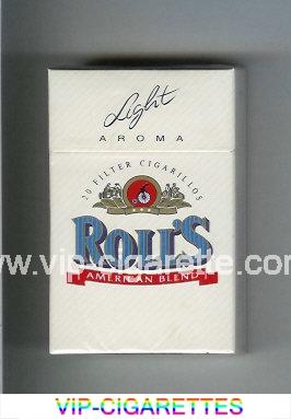 Roll's Light Aroma American Blend cigarettes hard box