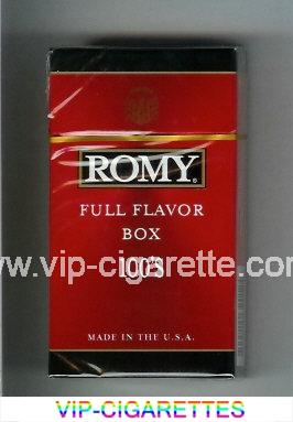 Romy Full Flavor Box 100s cigarettes hard box