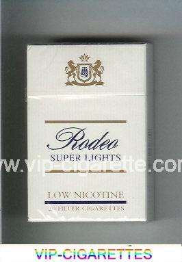 Rodeo Super Lights cigarettes hard box