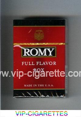 Romy Full Flavor cigarettes hard box