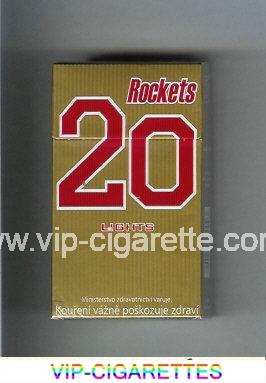 Rockets 20 Lights cigarettes hard box