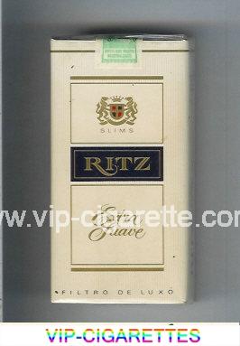 Ritz Extra Suave Slims 100s cigarettes soft box