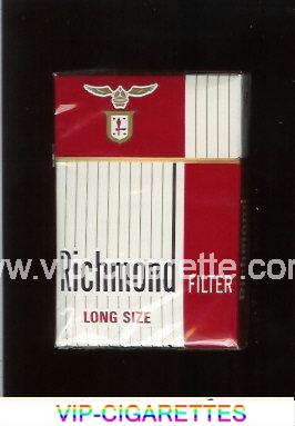 Richmond Filter Long Size cigarettes hard box