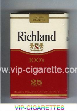 Richland 100s 25 cigarettes soft box