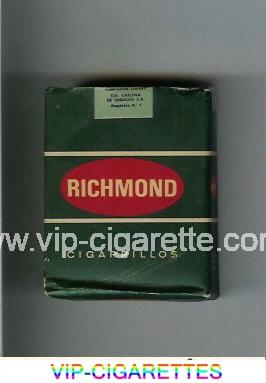 Richmond cigarettes dark green and red soft box