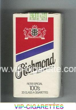 Richmond Filter Special 100s cigarettes soft box