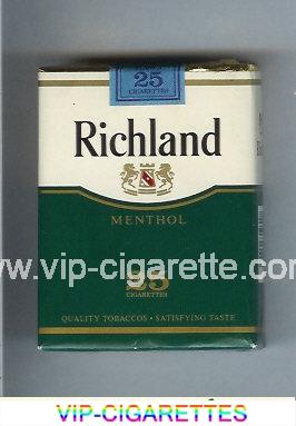 Richland Menthol 25 cigarettes soft box
